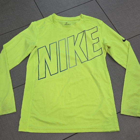 Nike Other - Nike Kids Bright Yellow Long Sleeve Tee